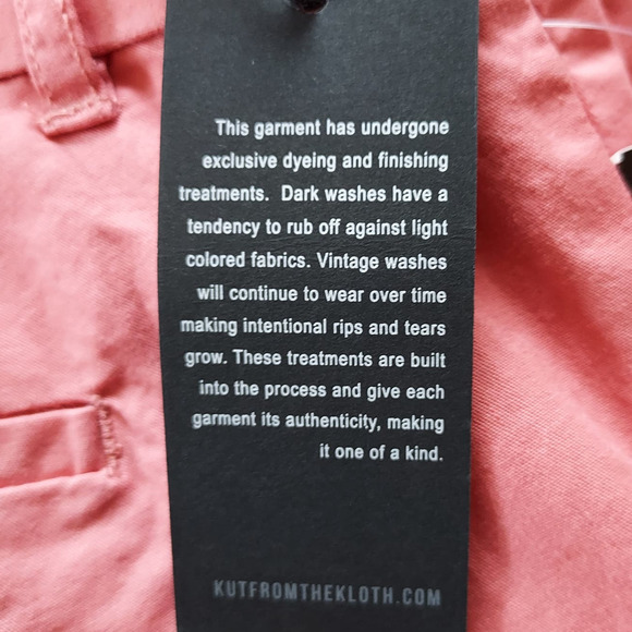 NEW Kut  From Kloth Coral Capri Chinos Size 10 - Picture 12 of 12